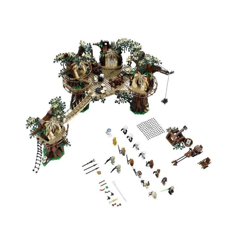 Ewok Village 10236 Building Set – 1990 PCS Forest Collector Display Model