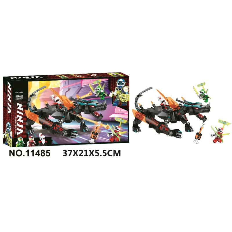 Empire Dragon fantasy building block model assembled