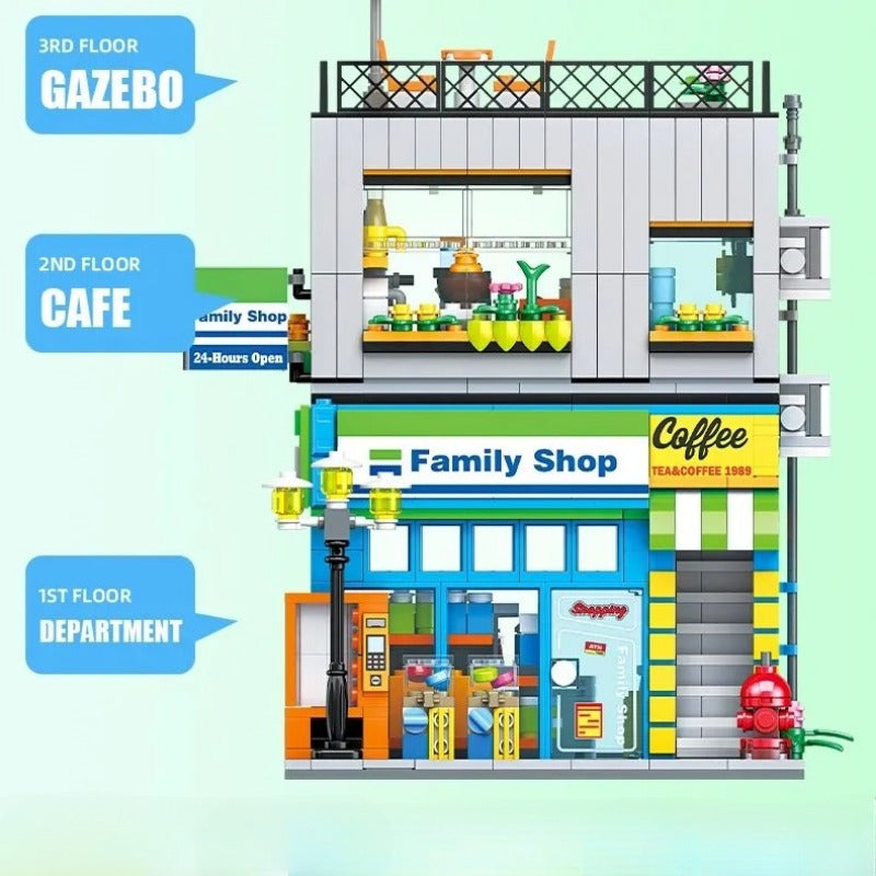 Mini Shop and Family Shop Building Block Set – detail view 6
