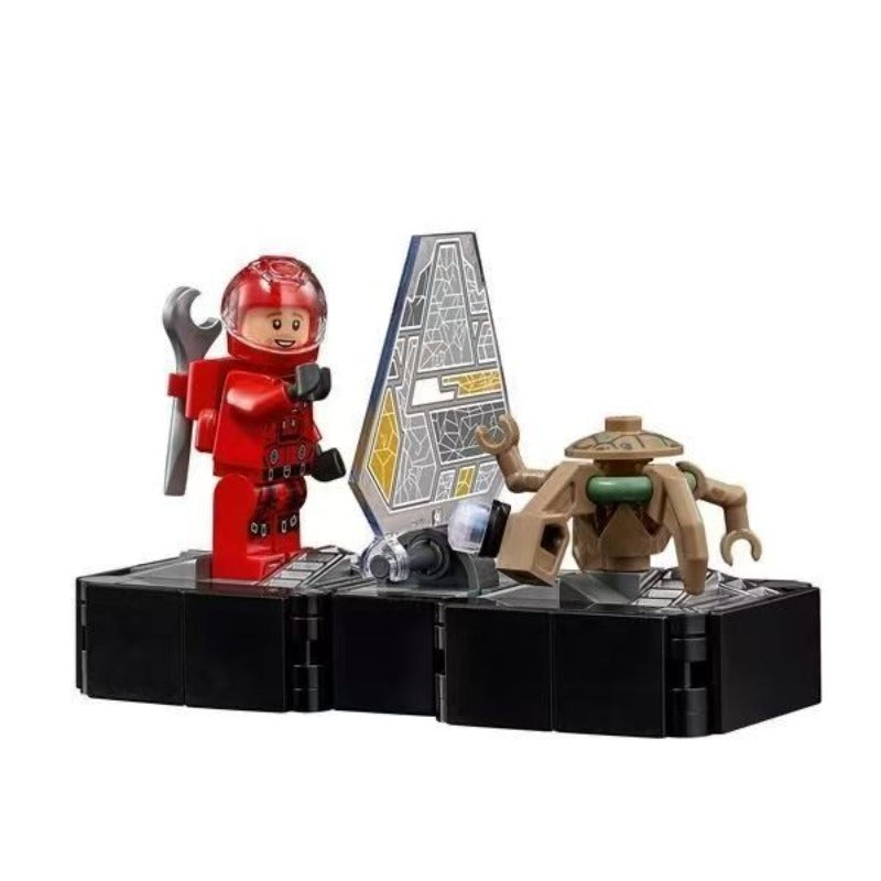Sci-fi brick model shown from another side