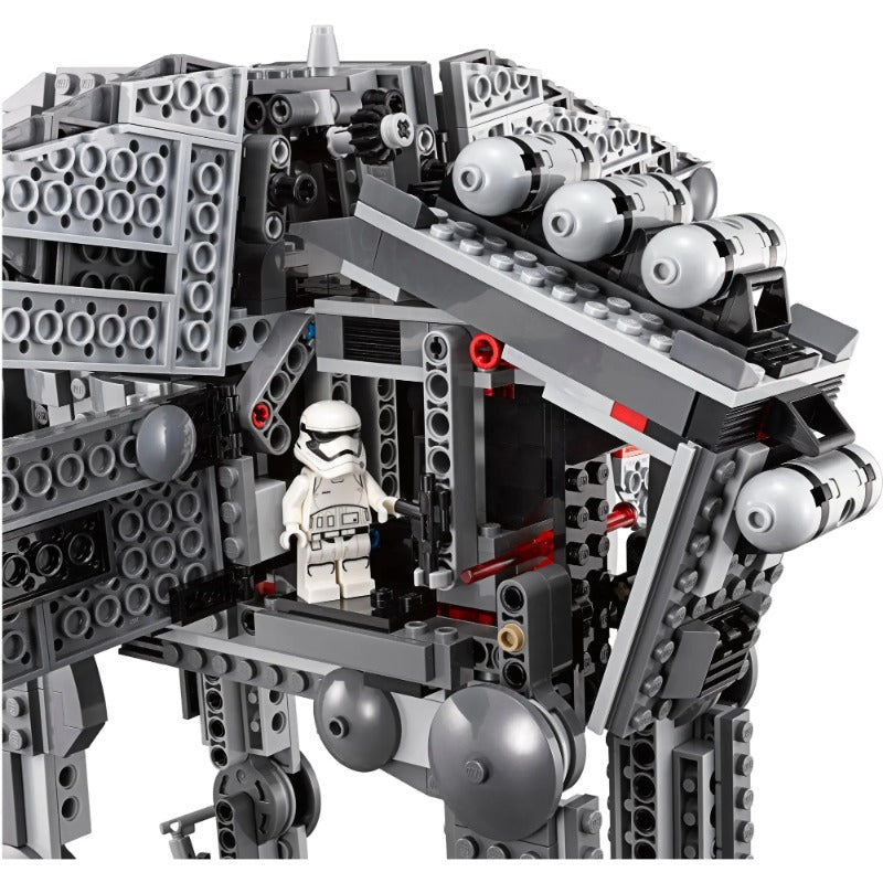 Walker building block model displayed on a shelf