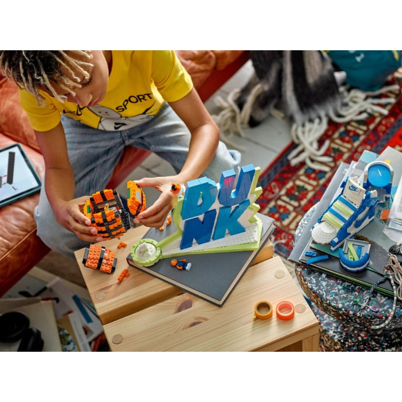 Sneaker building blocks display photo
