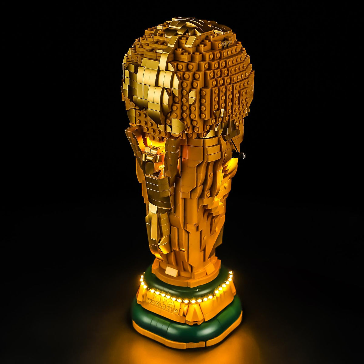 Bricks plus LED version of the trophy building set