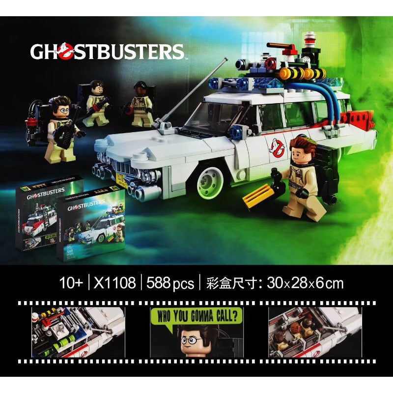 Ecto-1 brick car model in an additional product view