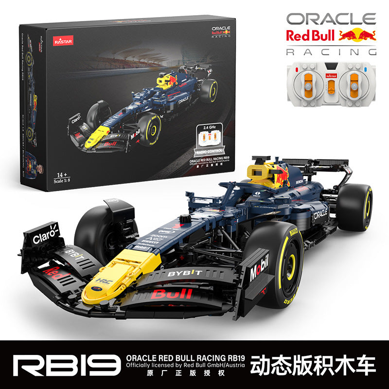 championship Formula racing car building block model, alternate angle three