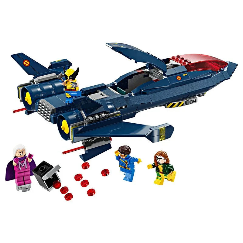 Comic-inspired jet block set image for display use