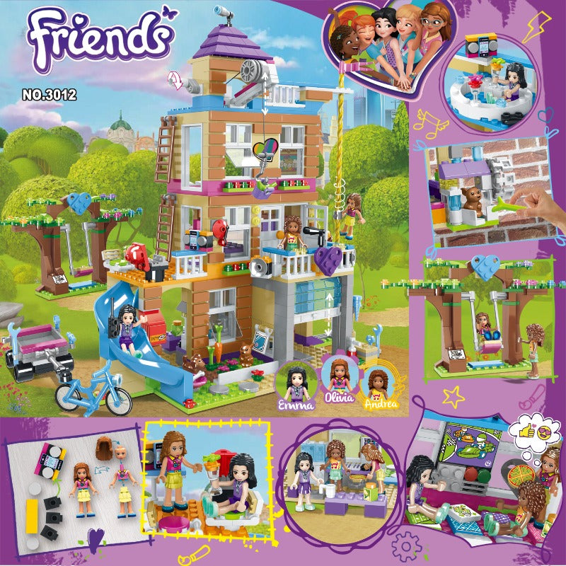 Second product photo of the friendship house building set