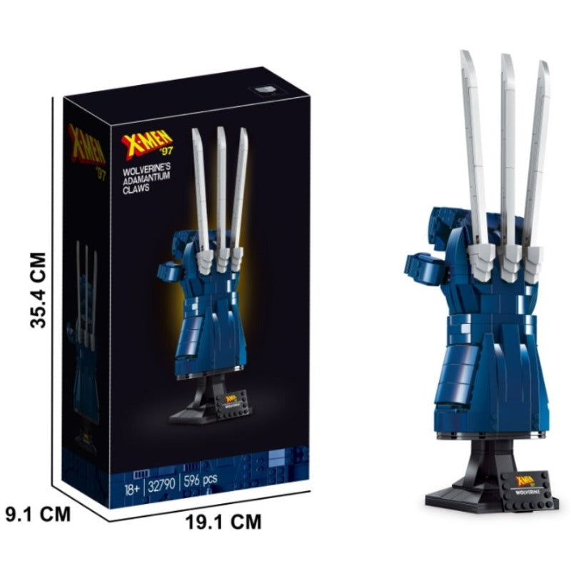 596-piece claws brick model in an additional product view