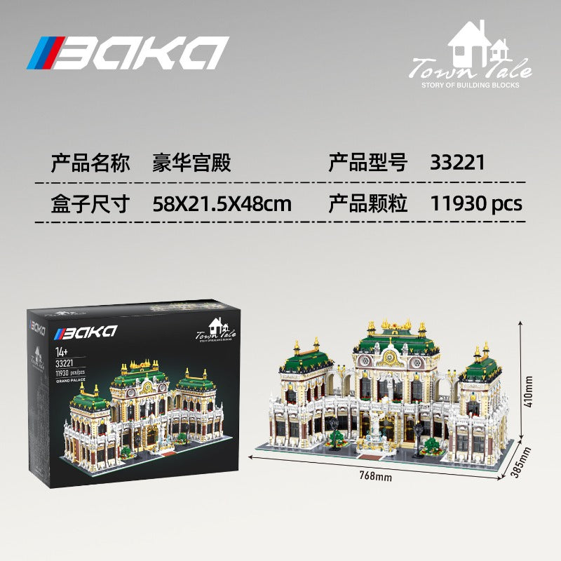 Luxurious Grand Palace Building Block Set – 11930 PCS – detail view 7
