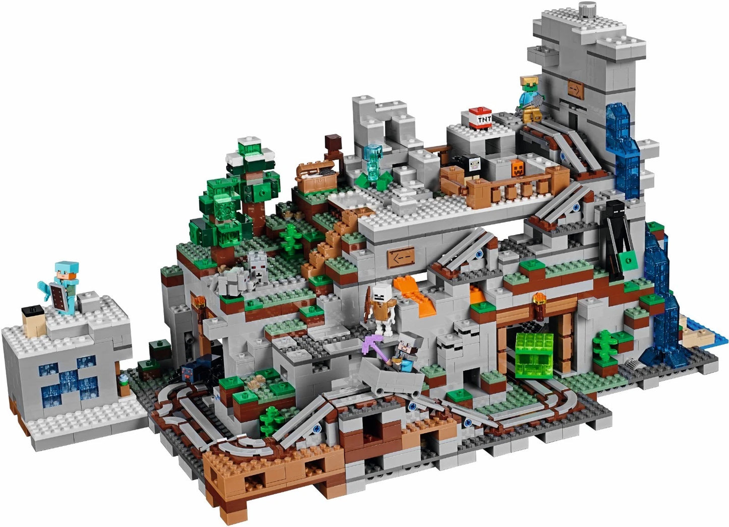 Minecraft Mountain Cave Building Set 21137 – 2688 PCS Adventure Mine Kit | Gamer Collector Brick Set