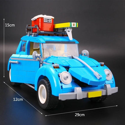 Classic Beetle car building block model included pieces