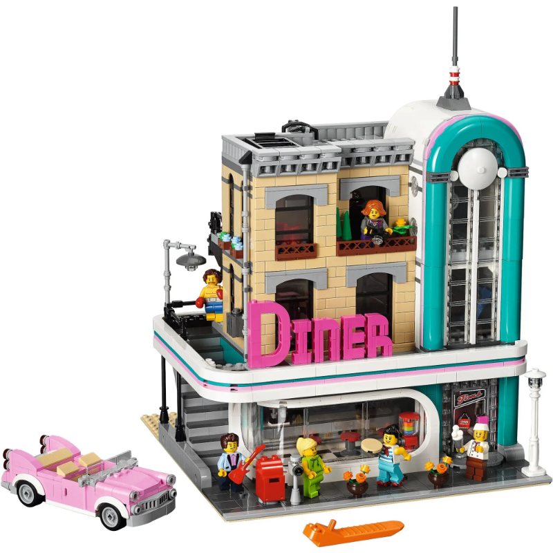 Downtown Diner modular building block model
