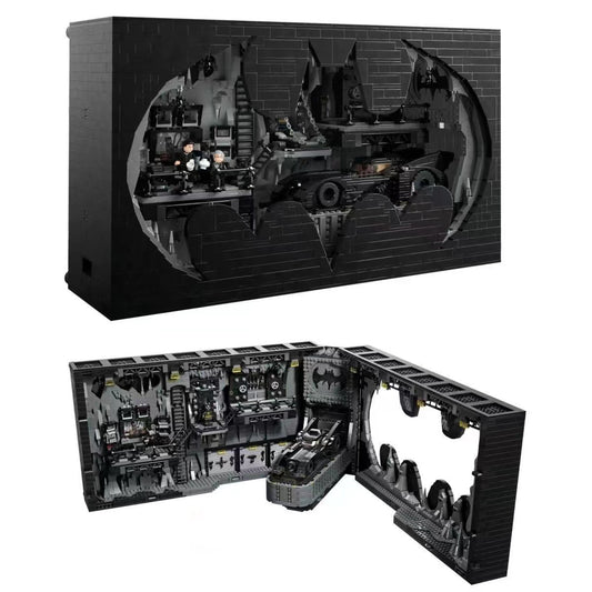Batcave shadow box building block set, bricks only version