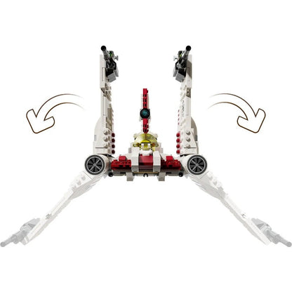 Underside view showing the starfighter's engine detailing