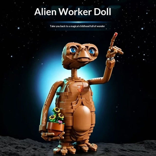 E.T. The Extra-Terrestrial 1226-piece building block set assembled