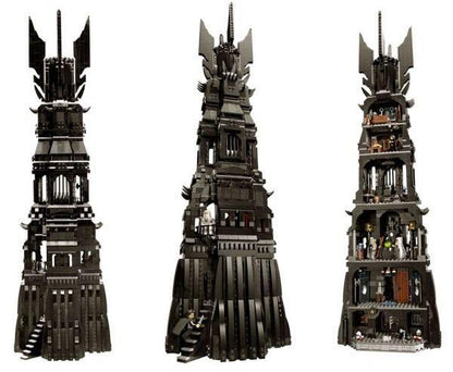 Tower building block set detail photo