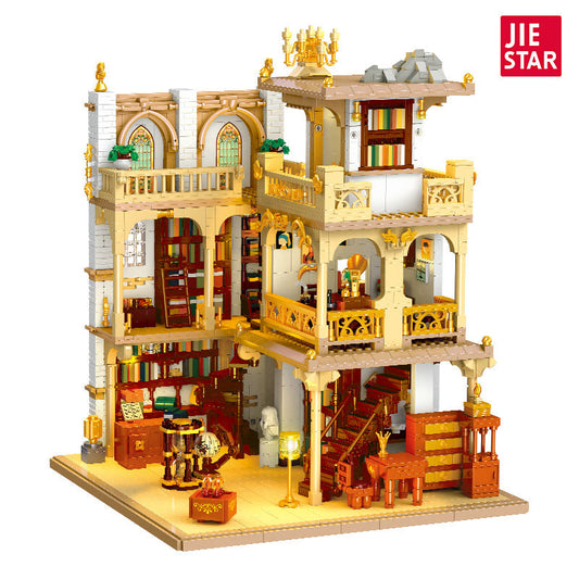 European Architecture Bookstore Building Block Set – 3028 PCS – full display view