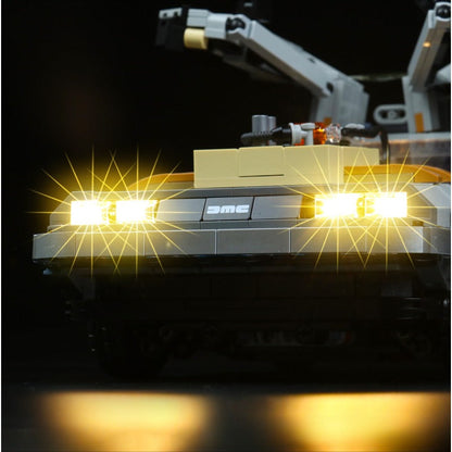Detail shot of the car's rear sci-fi styling