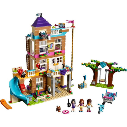 Friendship house building block set, 868 pieces, assembled