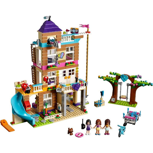 Friendship house building block set, 868 pieces, assembled