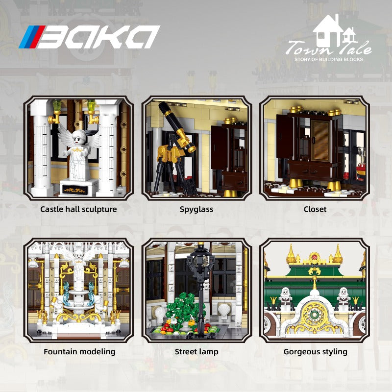 Luxurious Grand Palace Building Block Set – 11930 PCS – detail view 3