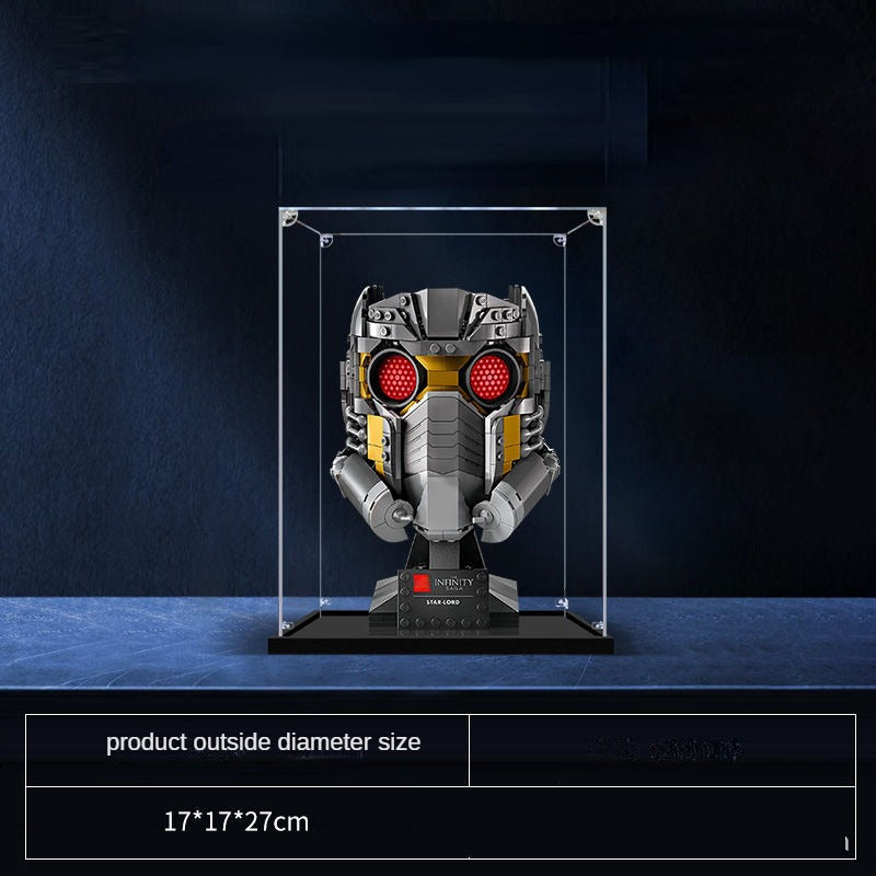 Display box for the Star-Lord helmet building set
