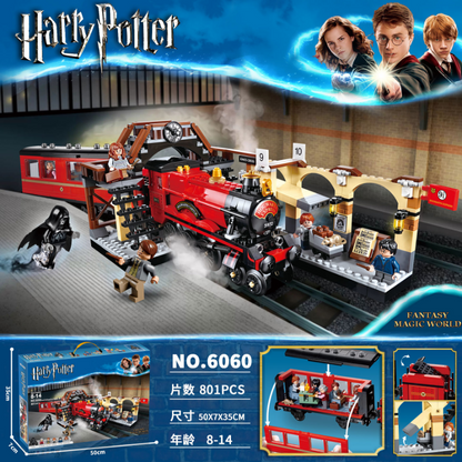 Hogwarts express scene building block set
