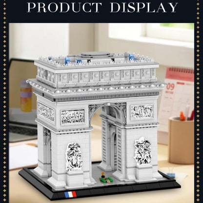 arc de triomphe building block set construction detail view