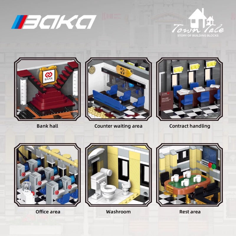 Grand Bank Building Block Set – 10423 PCS – detail view 3