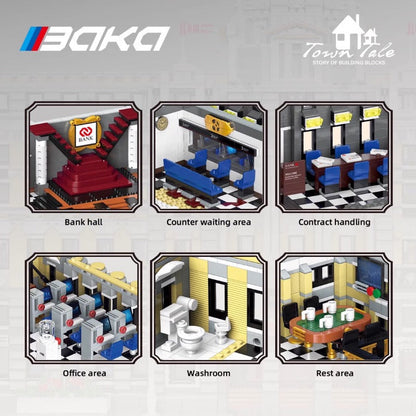 Grand Bank Building Block Set – 10423 PCS – detail view 3