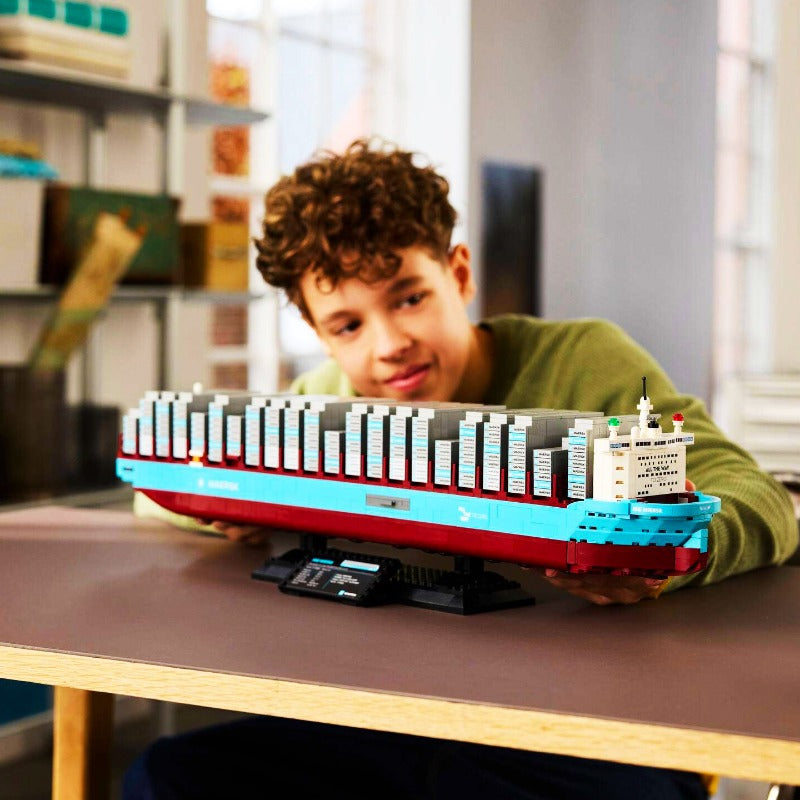 Assembled container vessel brick model, gallery photo