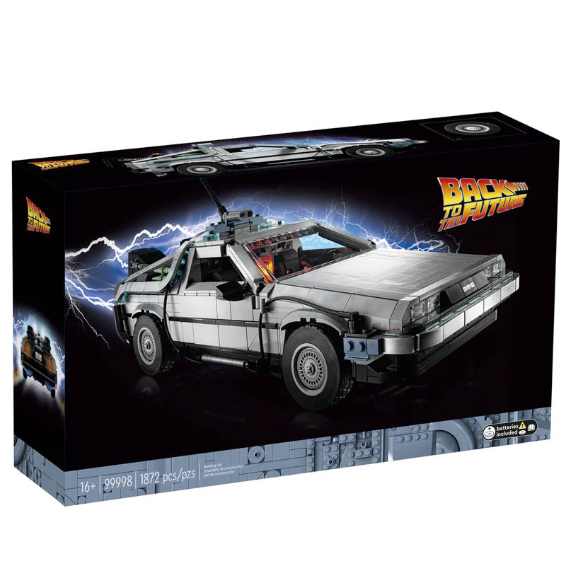 Alternate angle of the finished time-travel car build
