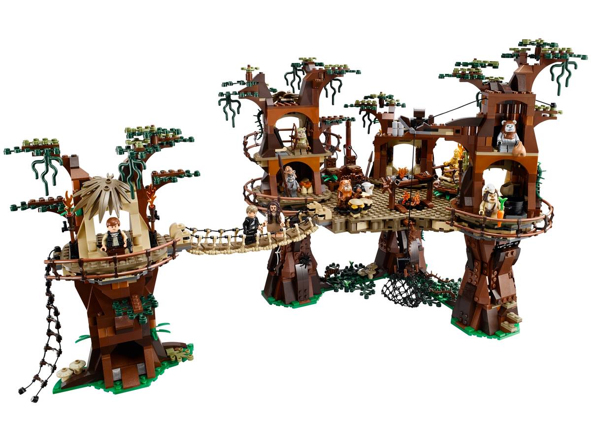 Ewok Village 10236 Building Set – 1990 PCS Forest Collector Display Model