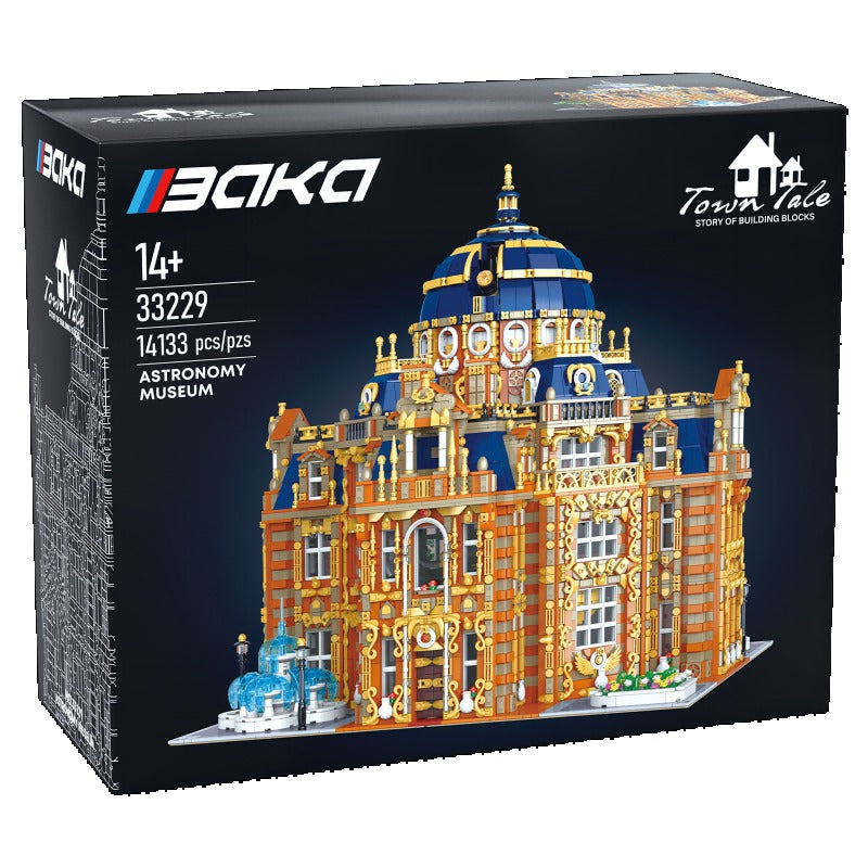 royal planetarium building block set structural detail close-up