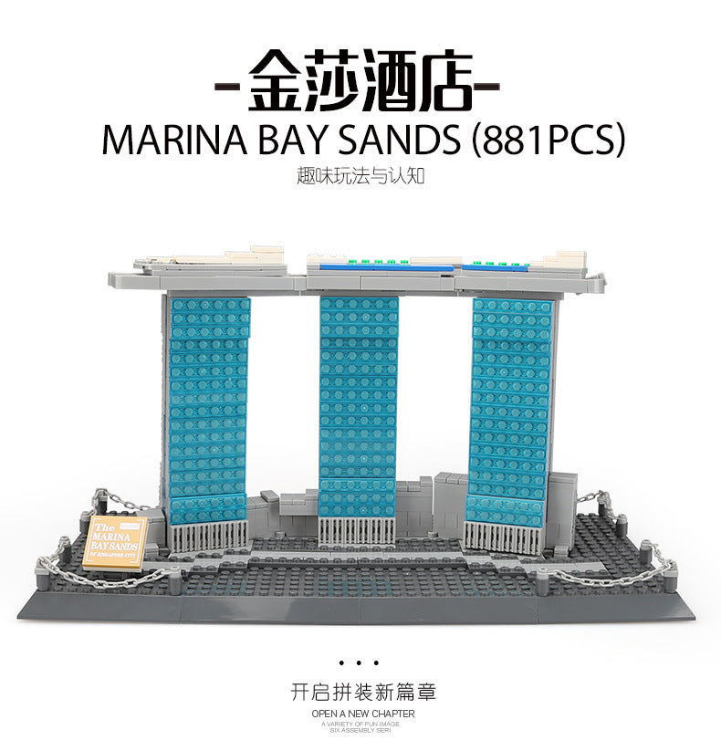 World Landmarks Street View Building Set Series additional detail view