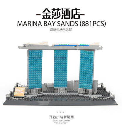 World Landmarks Street View Building Set Series additional detail view