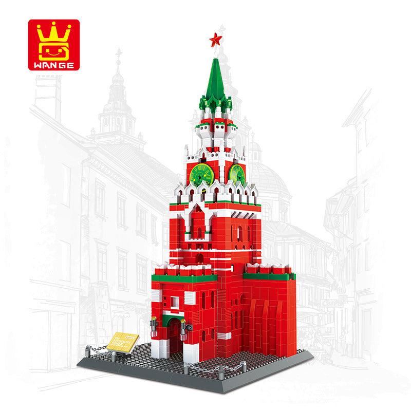 World Landmarks Street View Building Set Series detailed close-up of brick construction