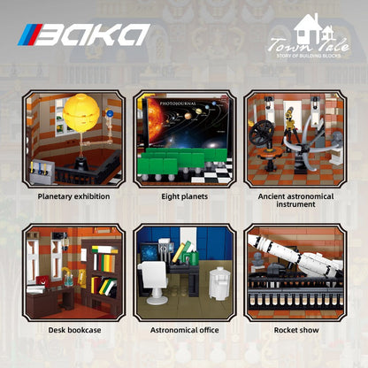 royal planetarium building block set finished set detail