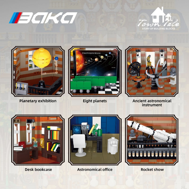 royal planetarium building block set additional angle view