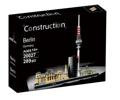 Berlin Germany skyline architecture building block set