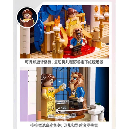 Castle building block set photographed close up
