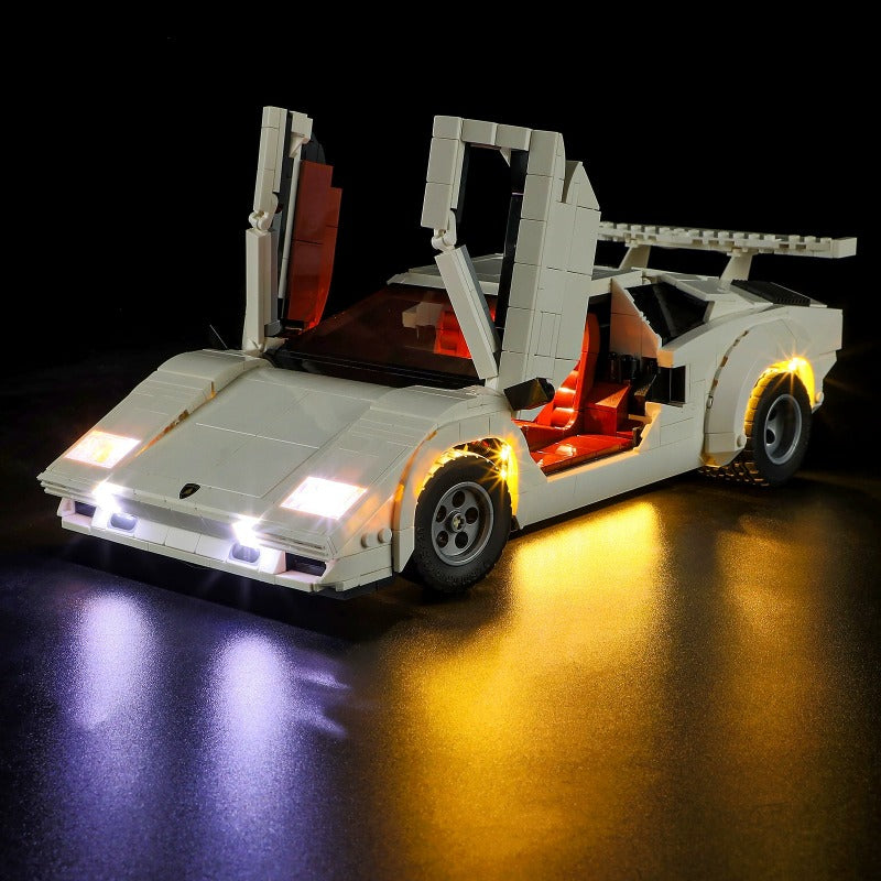 Additional LED option product photo for the sports car brick set