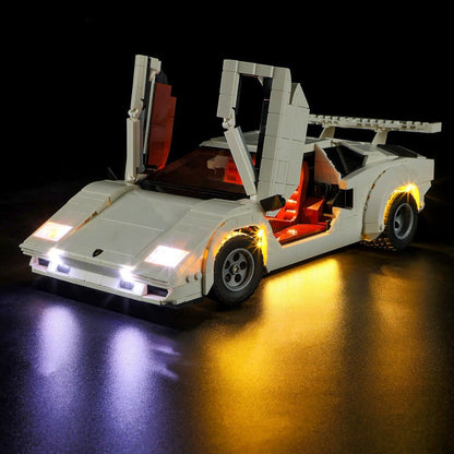 Additional LED option product photo for the sports car brick set