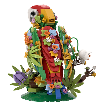 Alternate angle of the Flower Language Bird build