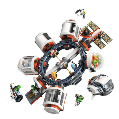Assembled space station display piece
