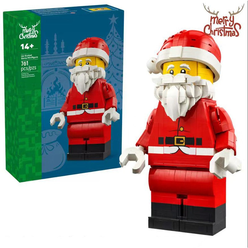 Up-Scaled Santa Minifigure 761-piece building block set assembled