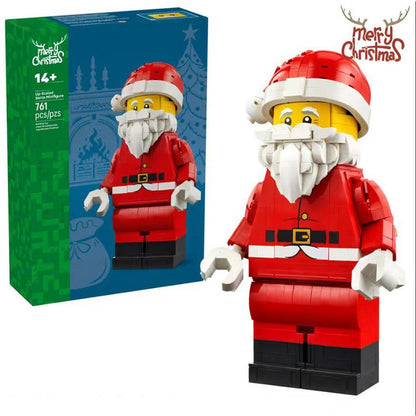 Up-Scaled Santa Minifigure 761-piece building block set assembled