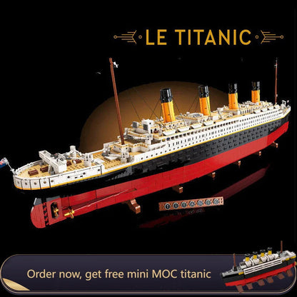 9090pcs Titanic Building Block Set