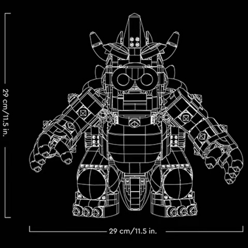 Mighty Beast King – 2807 PCS Building Block Set building block set image