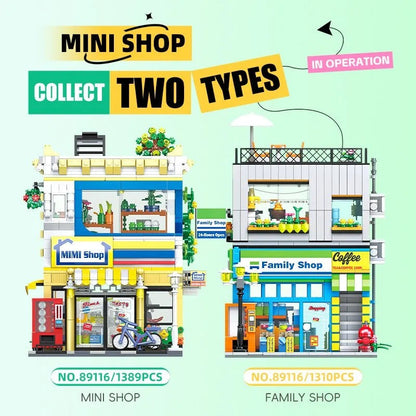 Mini Shop and Family Shop Building Block Set – detail view 2